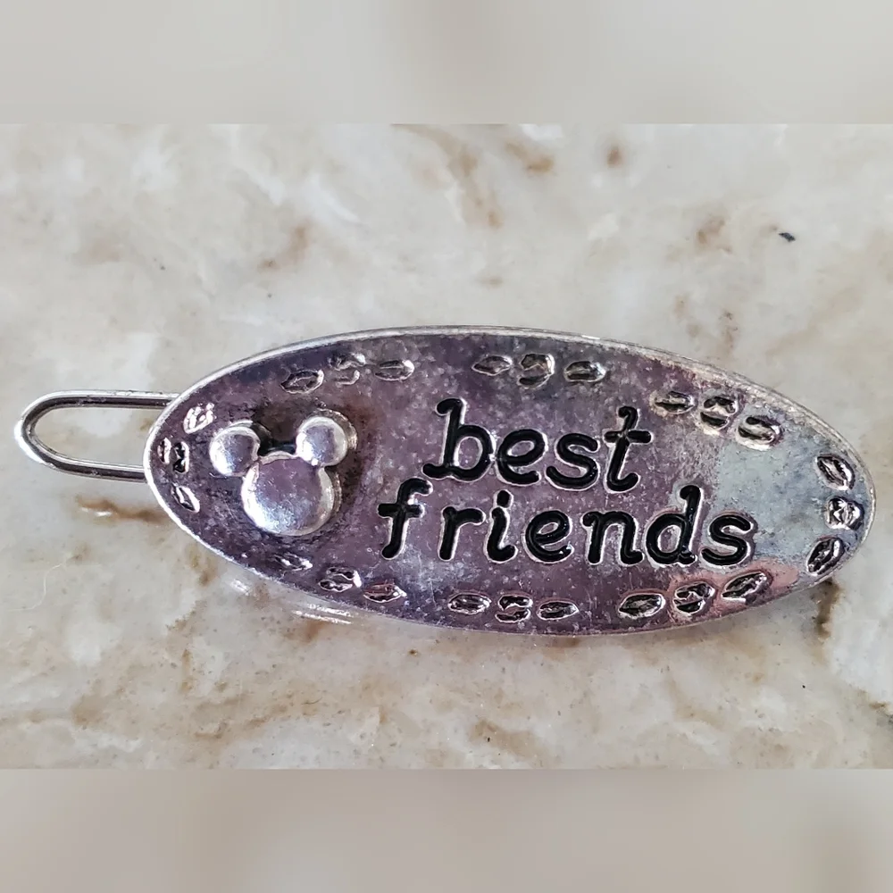 Vintage Disney Hair Clip Barrette Rare Best Friends